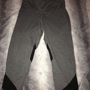 Champion Capri Grey and Black Leggings